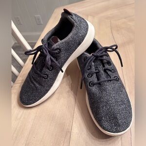 Allbirds mens Gray Wool Casual Lace-Up Sneakers size 13